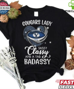 Cougars Laydy Sassy Classy And A Tad Badassy Shirt
