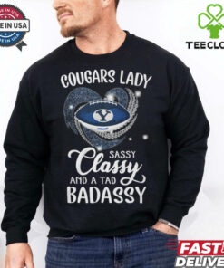 Cougars Laydy Sassy Classy And A Tad Badassy Shirt
