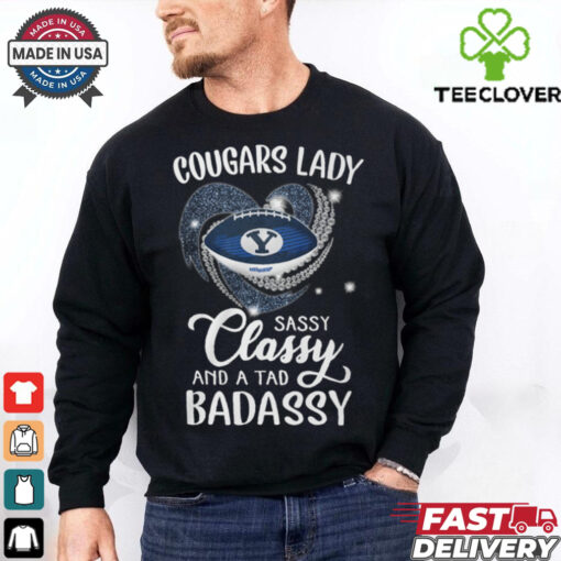 Cougars Laydy Sassy Classy And A Tad Badassy Shirt