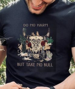 Country Music But Take No Bull Cowboy Desert Leopard Roses T Shirt