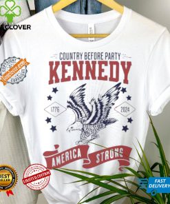 Country before party Kennedy America strong 1776 2024 shirt