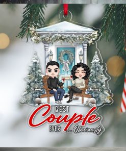 Couple, Best Couple Ever... Obviously, Personalized Ornament, Christmas Gifts For Couple