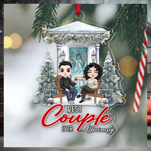 Couple, Best Couple Ever… Obviously, Personalized Ornament, Christmas Gifts For Couple