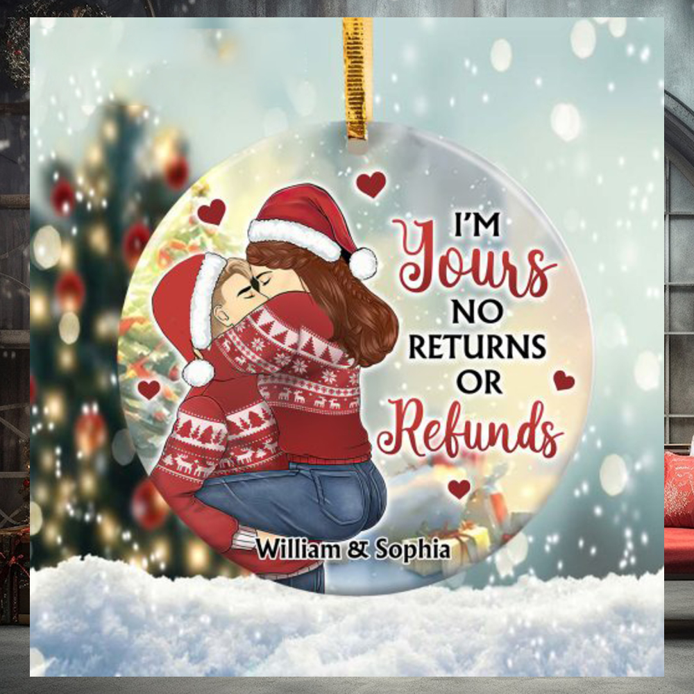 Couple I’m yours Christmas Ornament Couple I’m yours Christmas Ornament
