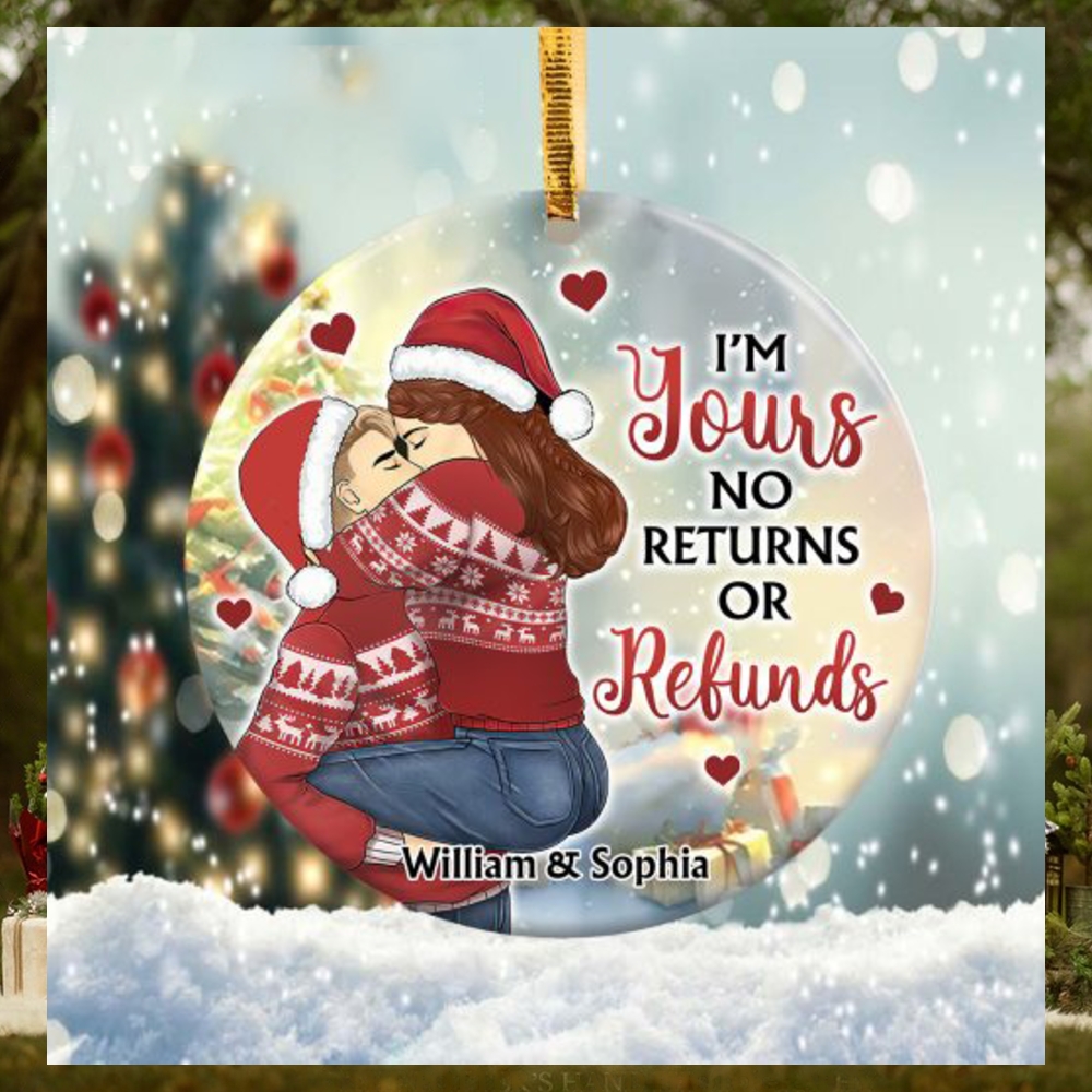 Couple I’m yours Christmas Ornament Couple I’m yours Christmas Ornament