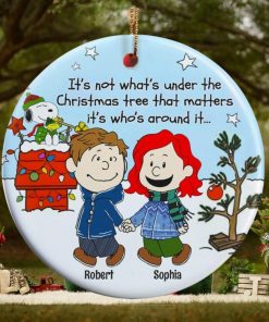 Couple, Under The Christmas Tree, Personalized Ornament, Christmas Gifts For Couple