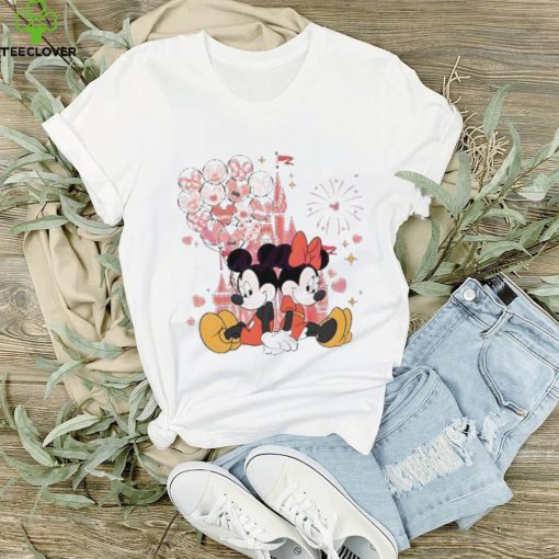 Couple mickey minnie mouse love balloons 2024 hoodie, sweater, longsleeve, shirt v-neck, t-shirt