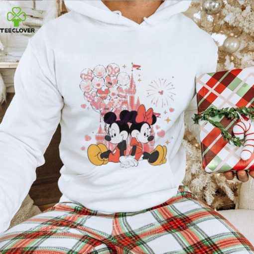 Couple mickey minnie mouse love balloons 2024 hoodie, sweater, longsleeve, shirt v-neck, t-shirt