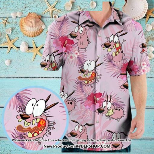 Courage The Cowardly Dog Hawaiian Shirt