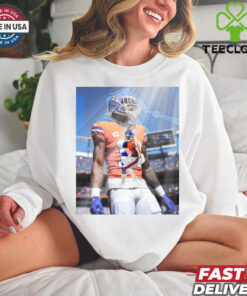 Courtland Sutton #14 of the Denver Broncos NFL Poster t hoodie, sweater, longsleeve, shirt v-neck, t-shirt