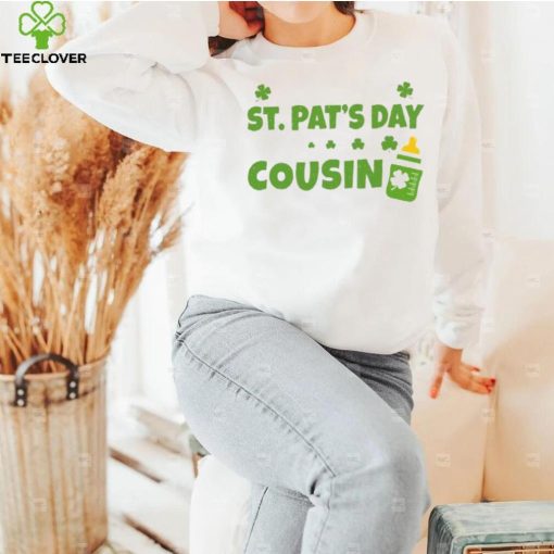 Cousin First Baby Reveal Saint Patrick’s on Sport T Shirt