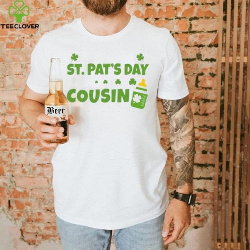 Cousin First Baby Reveal Saint Patrick’s on Sport T Shirt