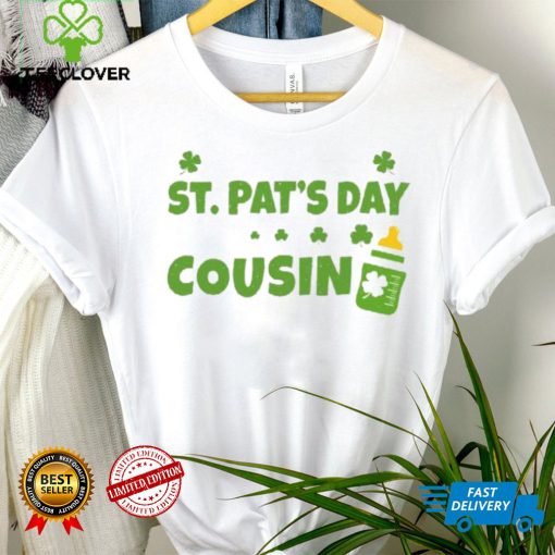 Cousin First Baby Reveal Saint Patrick’s on Sport T Shirt