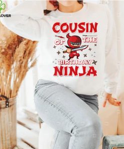 Cousin Of The Birthday Ninja Family Matching Ninja Birthday T Shirt