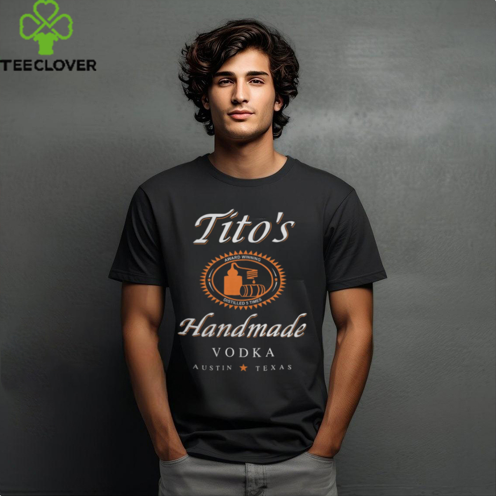 Cow Boy Bay Merch Tito's Handmade Vodka Shirt Cow Boy Bay Merch Tito's Handmade Vodka Shirt