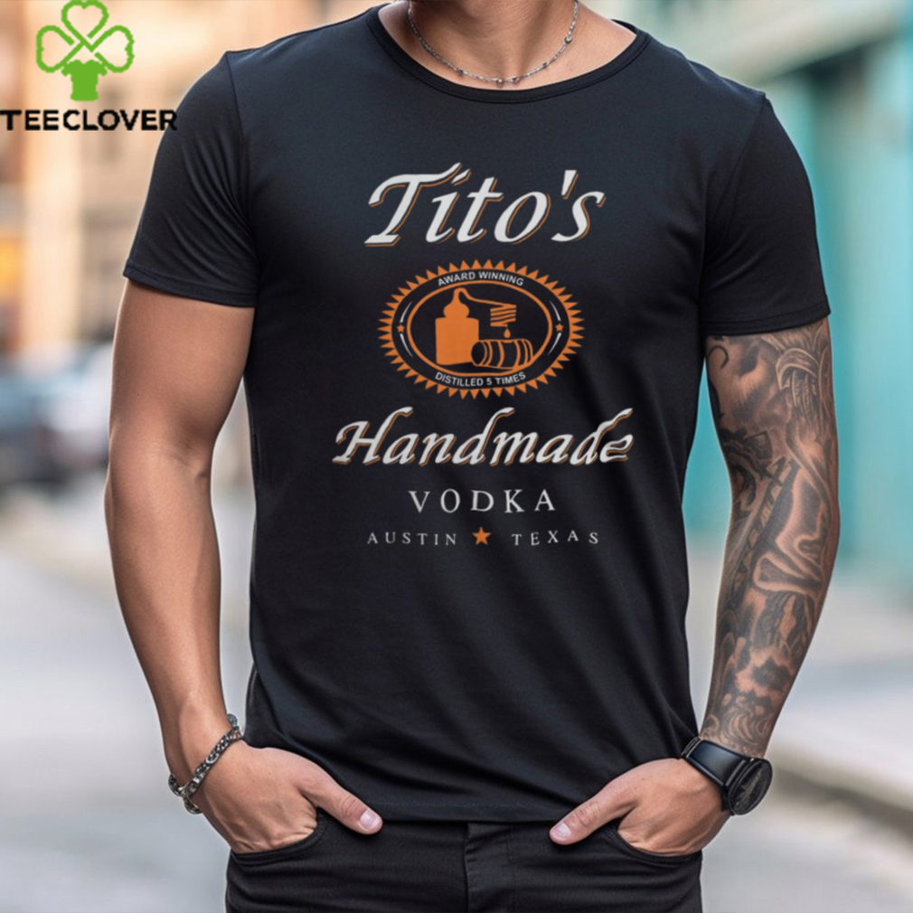 Cow Boy Bay Merch Tito's Handmade Vodka Shirt Cow Boy Bay Merch Tito's Handmade Vodka Shirt