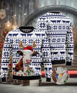 Cow Christmas Reunion Ugly Christmas Sweater AOP All Over Printed Sweater