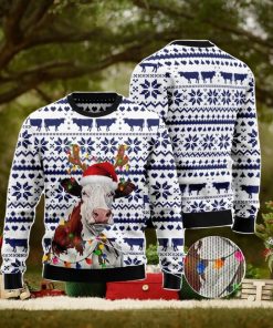 Cow Christmas Reunion Ugly Christmas Sweater AOP All Over Printed Sweater