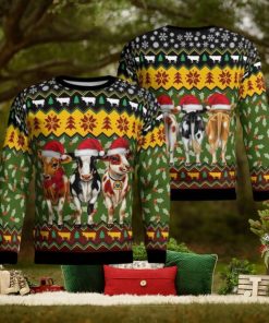 Cow Christmas Ugly Sweater