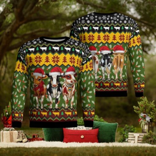 Cow Christmas Ugly Sweater