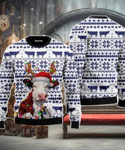 Cow Christmas Unisex Ugly Sweater