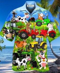 Cow Funny Happy Everyday Hawaiian Shirt – Trendy Aloha