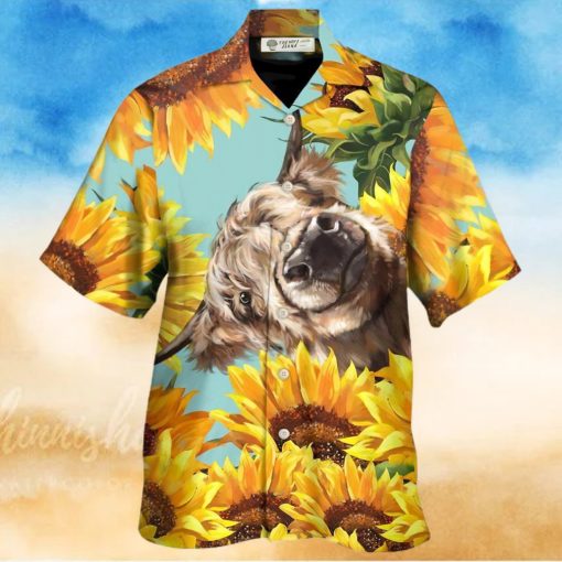 Cow Happy Life With Sunflower Hawaiian Shirt – Trendy Aloha