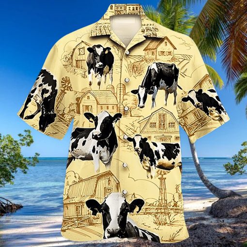 Cow Hawaiian Shirt Dairy Cow Aloha Shirt, Aloha Hawaiian Shirts