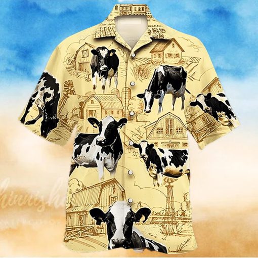 Cow Hawaiian Shirt Dairy Cow Aloha Shirt, Aloha Hawaiian Shirts