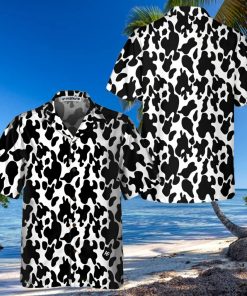 Cow Print Seamless Pattern Hawaiian Shirt, Cow Hawaiian Shirt, Cow Print Shirt For Men And Women