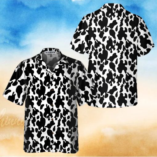 Cow Print Seamless Pattern Hawaiian Shirt, Cow Hawaiian Shirt, Cow Print Shirt For Men And Women