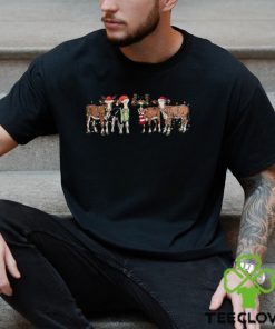 Cow Santa Christmas Funny Shırt