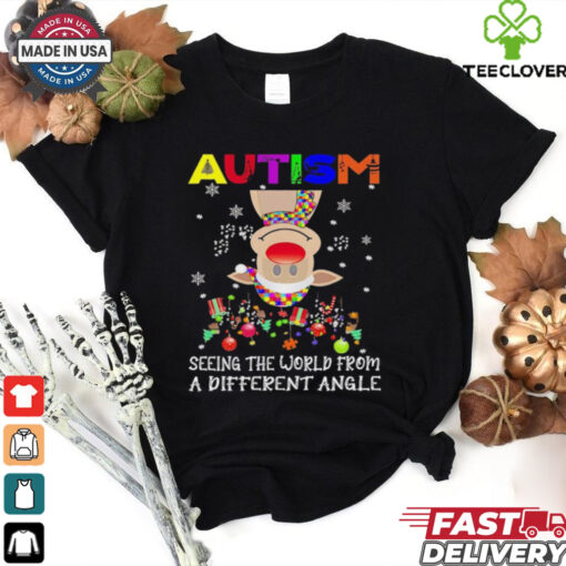 Cow autism seeing the world from a different angle shirt