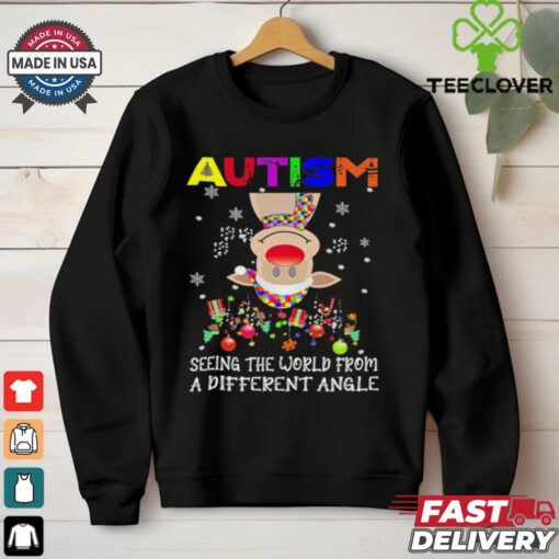 Cow autism seeing the world from a different angle shirt