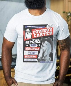 Cowboy Carter Rides Straight To The Top Hats Off Beyonce T Shirt