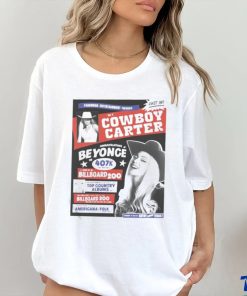 Cowboy Carter Rides Straight To The Top Hats Off Beyonce T Shirt