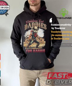 Cowboy Childless Cat Daddies For Harris Walz Shirt