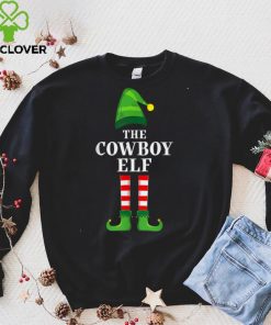 Cowboy Elf Family Matching Group Christmas Party Pajama T Shirt