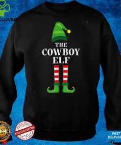 Cowboy Elf Family Matching Group Christmas Party Pajama T Shirt