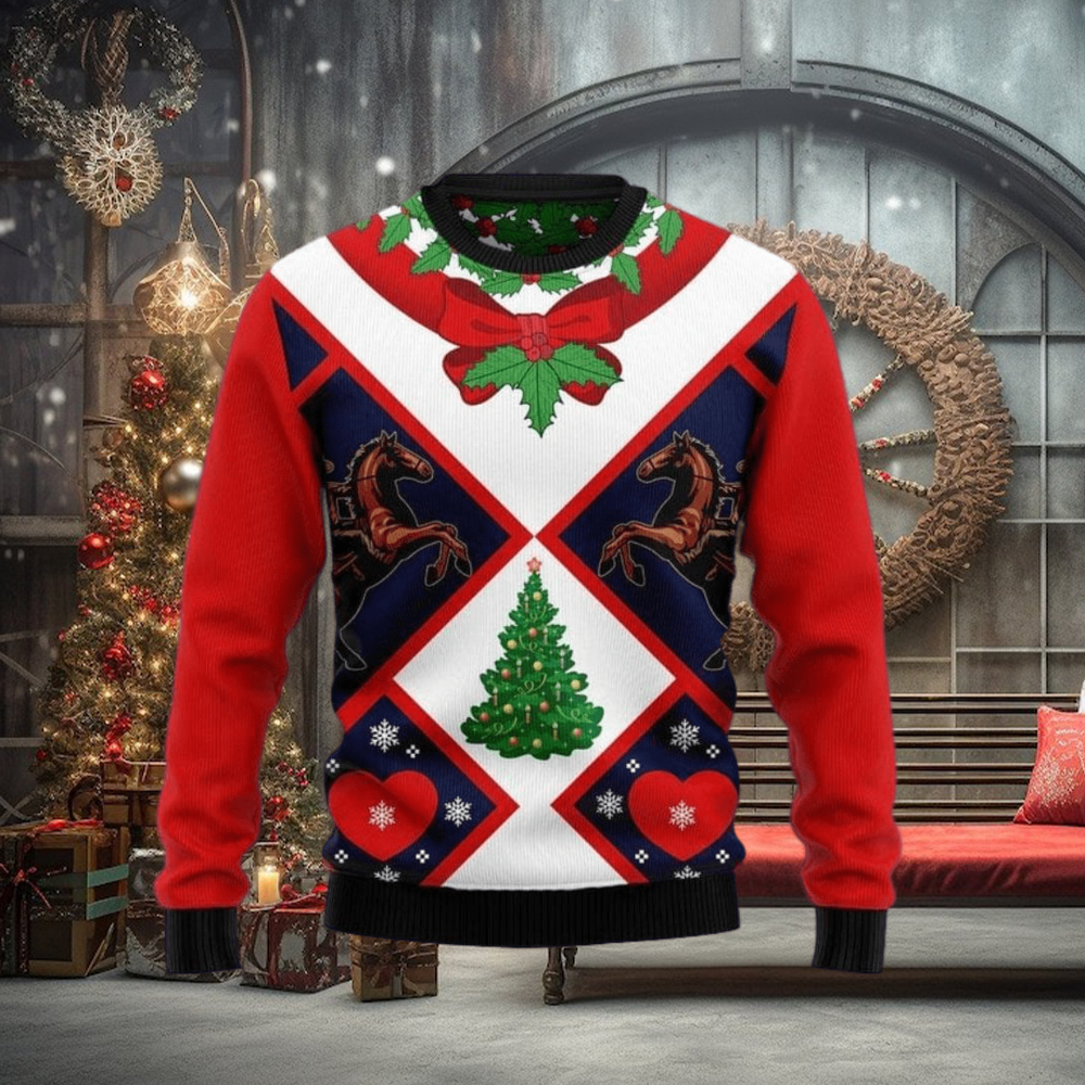 Cowboy Merry Christmas Ugly Christmas Sweater Gift For Men And Women Cowboy Merry Christmas Ugly Christmas Sweater Gift For Men And Women