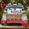 Jayhawks Snoopy Dabbing Knitted Ugly Christmas Sweater