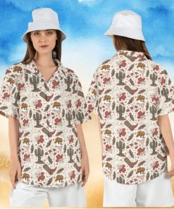 Cowboy Santa Christmas Hawaiian Shirt