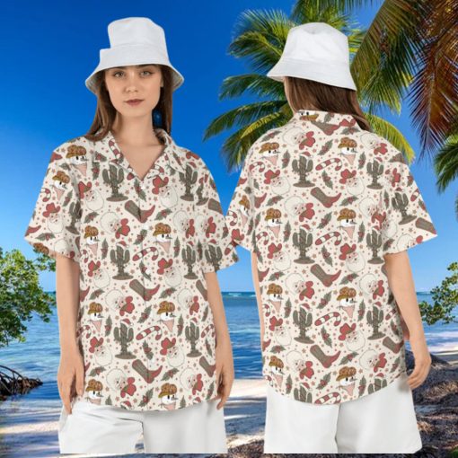 Cowboy Santa Christmas Hawaiian Shirt