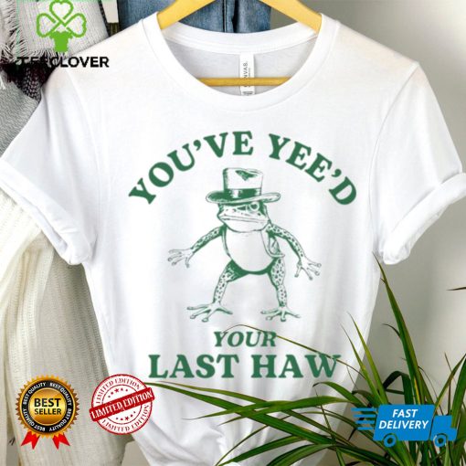 Cowboy frog you’ve yeed your last haw hoodie, sweater, longsleeve, shirt v-neck, t-shirt