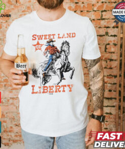 Cowboy sweet land of liberty shirt