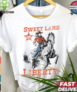 Cowboy sweet land of liberty shirt