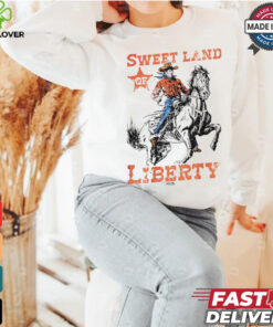 Cowboy sweet land of liberty shirt