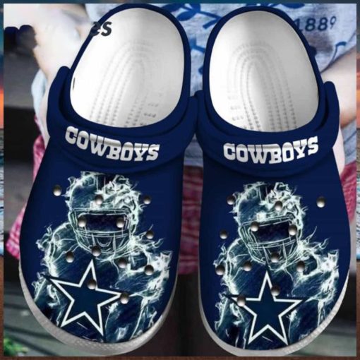 Cowboys Crocband Logo Clogs