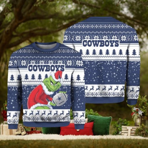 Cowboys Grnch Stolen Ugly Christmas Sweater