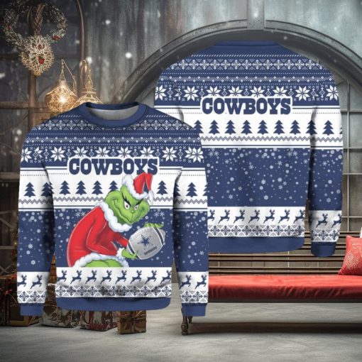 Cowboys Grnch Stolen Ugly Christmas Sweater